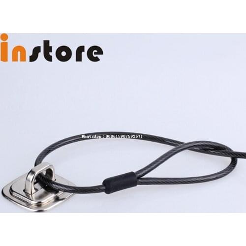10 Pieces Universal Laptop Security Cable Lock Seat Fixed Base Anti-Theft Deduction