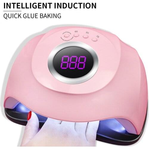 180W UV LED Nail Lamp with 45 Leds For Manicure Gel Nail Dryer Drying Nail Polish Lamp 10/30s/60s/99s Auto Sensor Manicure Tools