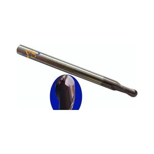 New 5pcs HRC55 Ball Nose R4 x8x60mm Solid Coat Carbide Radius End Mill CNC Milling