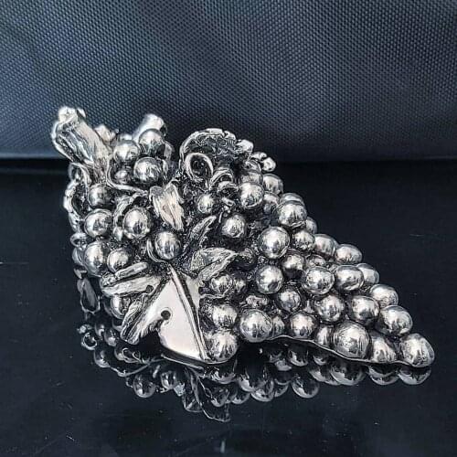 925 Sterling Silver Plated BUNCH OF GRAPES