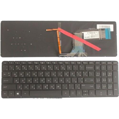 Arabic laptop keyboard for HP Pavilion Beats 15-p071nr 15-p099nr 15z-p000 15-p089na 15-p099na 15-p000ns Backlit