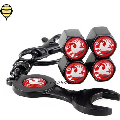Car Styling for Vauxhall Tire Valve Caps Valve Rim Sticker for Vauxhall Cascada VXR8 Antara Mokka Meriva Corsa Zafira Vectra C