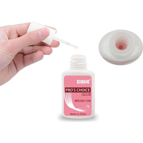 7g Fast Drying Nail Glue for False Nails Glitter Acrylic Decoration with Brush False Nail Tips Design Faux Ongle Nail Care Tools