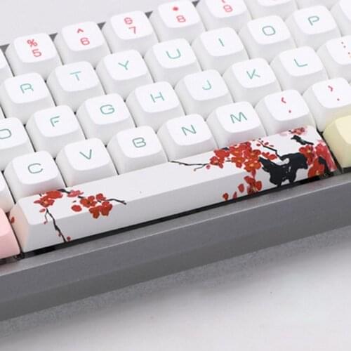 SpaceBar Keycap PBT Five Side Dye-Subbed 6.25U Cherry Profile Keyboard gk61 gk64