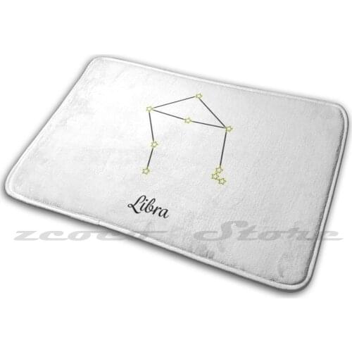Libra Carpet Rug Non-Slip Water Absorb Door Mat Zodiac Astrology Sun Sign Moon Sign Horoscope Libra Libra Symbol Libra