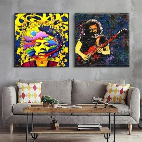 Acid Lsd Music Artwork Canvas Art Print Painting Poster Wall Pictures For Living Room Home Decorative Bedroom Decor No Frame