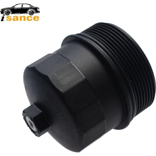 ISANCE NEW Oil Filter Housing Cover Cap 11427521353 FOR BMW E60 E63 E64 E65 E66 E53 E70 X5 4.8L V8 2002-2010