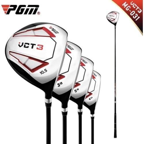 PGM VCT3 Golf Clubs Men Right Hand Aluminum Alloy Head Drivers Fairways Hybrids Wood Pole 1/3/5/U4 Carbon Shaft MG031 Wholesale