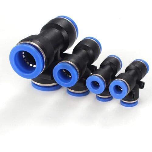 Pneumatic Fittings PEG Reducing Connector 4-16mm OD Hose Plastic Push In Quick Connector Air Fitting Plumbing For Air Water Tube