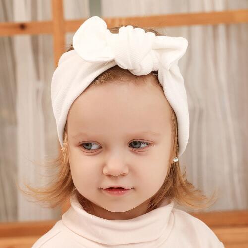 Winter headband baby Infant girls hair accessories Hair bows Turban hairband Newborn shower gift Girls Knot headband HB272S