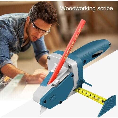 Gypsum Board Cutting Tool Drywall Cutting Artifact Tool with Scale toohr Woodworking Scribe Woodworking Cutting Board Tools
