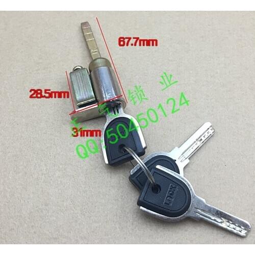 SX069 hands folded plastic key copper core copper cylinder key locks core doors interior doors Bathroom