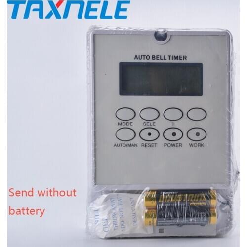 Intelligent microcomputer Auto bell ring timer controller school bell 220V ZYT08 80 times one day