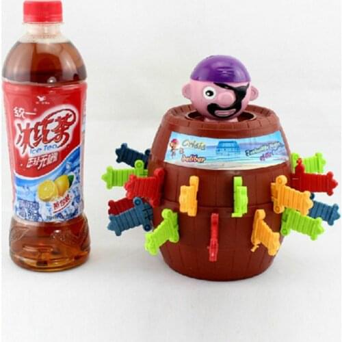 Funny Novelty Kids Children Funny Lucky Game Gadget Jokes Tricky Pirate Barrel Game stress toys stress relief prank toys