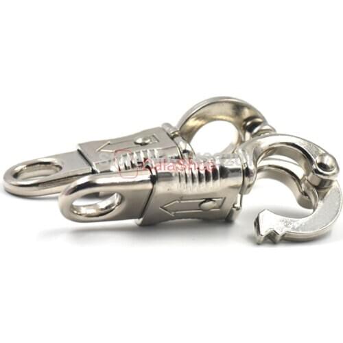 1 Pcs / Lot 16mm Hinged Panic Horsemanship Replacement Locking Quick Release Bridle hooks buckles