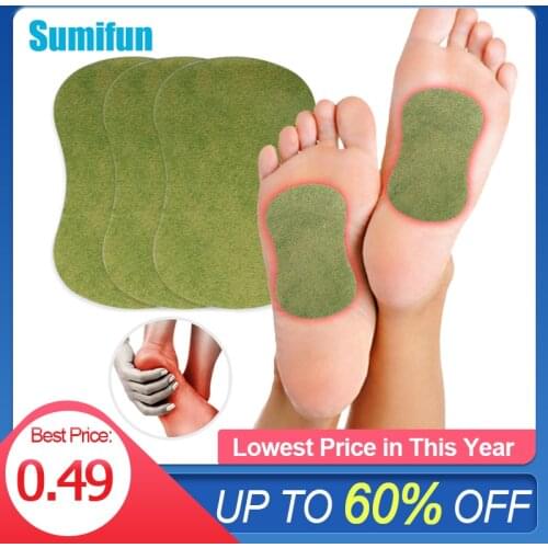 2Pcs Wormwood Foot Patch Pain Relieving Plaster Relieve Stress Help Sleeping Pad Weight Loss Body Detox Medical Slimming Sticker