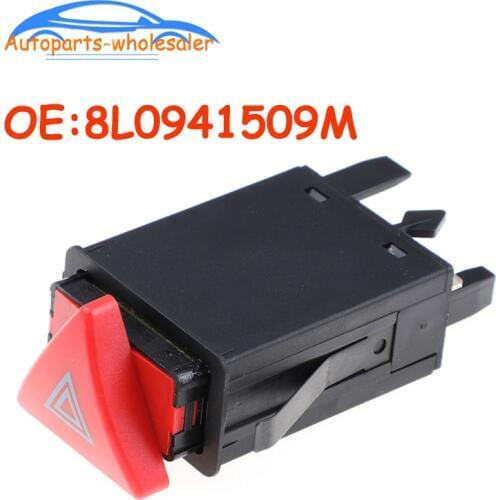 Car accessories For Audi A3 8L1 Bj. 1.6 1.8 1.9 1996-2003 Hazard Warning Light Flasher Switch 8L0941509M 8L0941509G 8L0941509C
