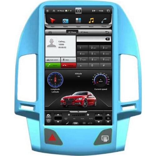 ZWNAV Tesla Screen Android Multimedia Radio For Hyundai I30 2009-2016 Car GPS Navigation