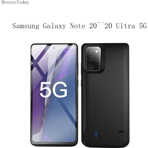 Battery Charger Case For Samsung Galaxy Note 20 Ultra 5G Power Bank Charging Power Case Battery Case For Samsung Note 20 Series