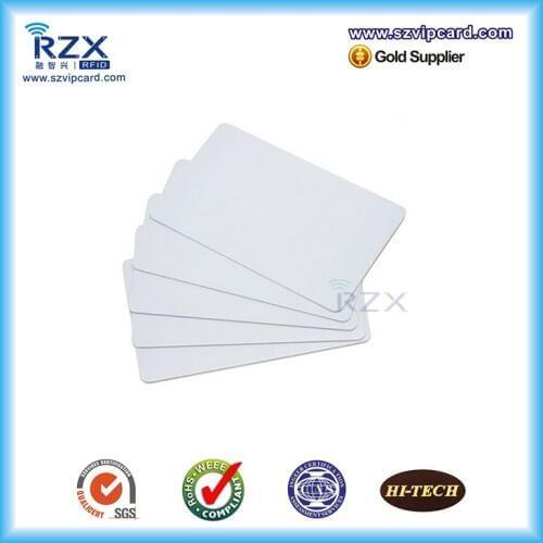 Free shipping 200PCS wholesale ATMEL T5577 125Khz chip CR80 PVC blank contactless RFID plain card
