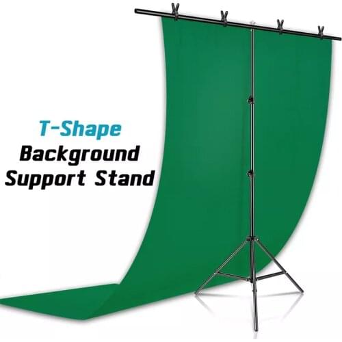 2m*2m Photography Backdrops Chromakey Support System With Stand Carry Bag Light Kits Chroma Video Polyester Cotton Photo Studio
