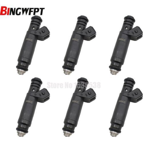 6pcs Fuel Injector Nozzle FL114961 FI114961 For FORD AUDI 60lb LS1 LS6 Mustang 5.0 630cc EV1