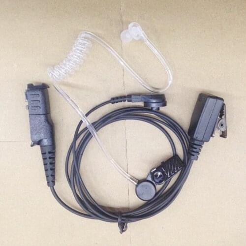 Honghuismart Clear Air Tube Clmap PTT headset earhook for motorola EDP550,EDP570,XIR P6600,P6608,P6620,E8600 etc walkie talkie