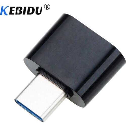 Kebidu USB to Type C Converter USB 3.0 Conversion Head Charger Straight Android Phones Adapter for One plus 6 5 Xiaomi Huawei