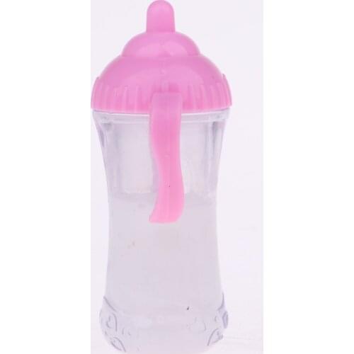 Dummy Disappearing Milk Bottle Feeding Bottle Kids Plastic Nipple Bottle for Toys Reborn Play Toy Accessory Baby Dolls Bottle