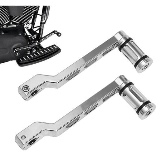 Motorcycle Chrome Shift Lever Shifter Peg Foot Pegs For Harley Touring Electra Glide Heritage Softail Trike Custom