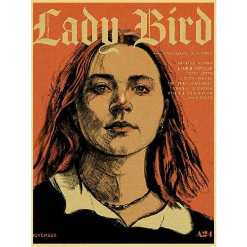 Vintage Movie Lady Bird Retro Pre-Printed 11CT Cross-Stitch Set Embroidery DMC Threads Handiwork Handmade Craft Promotions
