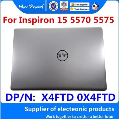 New Original X4FTD 0X4FTD For Dell Inspiron 15 5570 5575 Laptop 15.6" LCD Top Cover Back Cover A Shell Silver Assembly