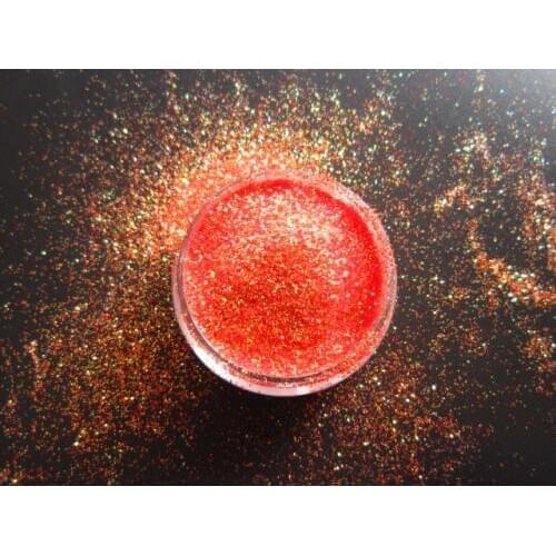 Orange Holographic Glitter Powder Spangle Makeup Cosmetic Dust