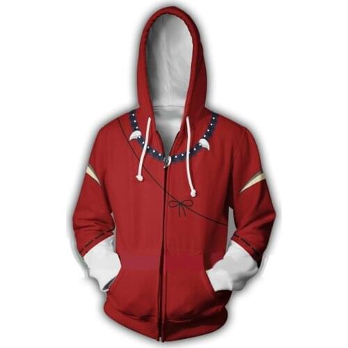 Autumn Winter Japan Anime Youth Cartoon Anime Cosplay Jacket Preppy Anime Juvenile Cospaly Comics Mens Womens Zipper Hoodie