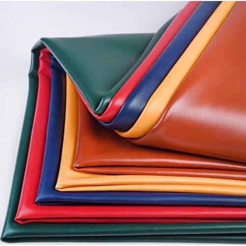 QJH PU material cotton velvet napa pattern leather fabric soft bag luggage leather sofa artificial leather