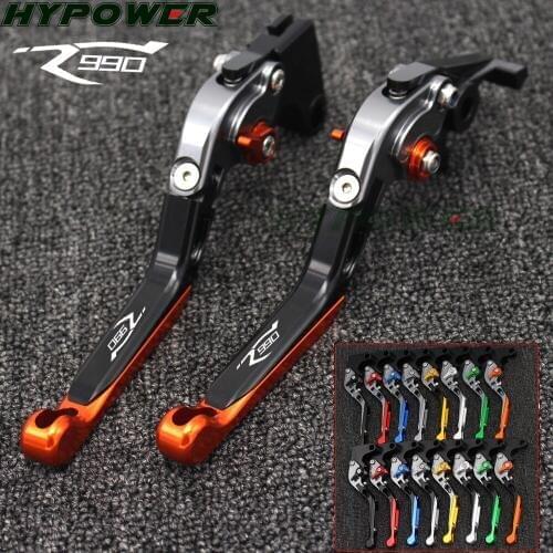 For KTM 990 SMR SMT 990SMR 2009-2013 2010 2012 2011 CNC Adjustable Foldable Extendable Motorbike Orange Brakes Clutch Levers