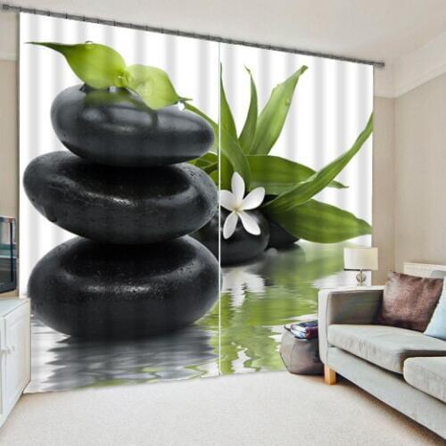 2017 Luxury bonsai 3D Blackout Window Curtains For Kids Bedding room Living room Hotel Drapes Cortinas