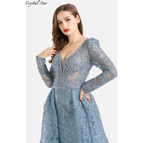 Muslim Dubai Luxury Long Dresses For Women Party Crystal Mermaid Wedding Evening Gowns 2021 Plus Size,Prom HO1052