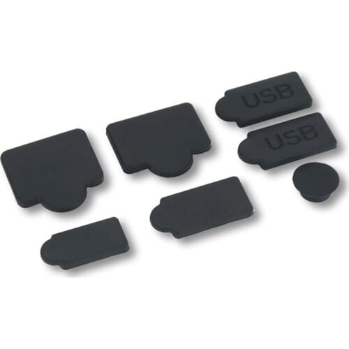 Silicone Anti-Dust Plugs Lan Type-C USB Dock Case DustProof Protector Cap for Sony PS5 Console Dust Plug Cover Host Accessories