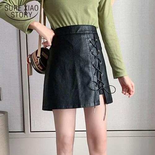 SURE XIAO STORY Women's Leather Skirts