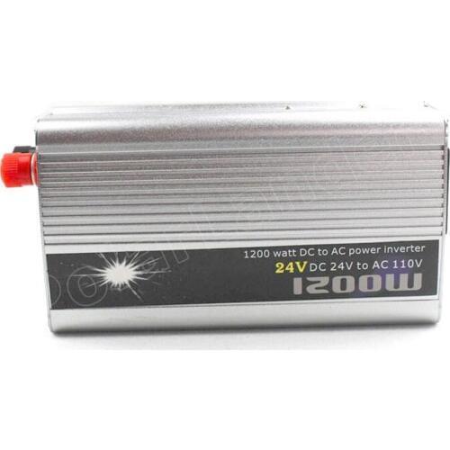 Voltage transformer modified sine wave 1200W Converter USB Charger Adapter DC 24V to AC 110V Auto Car power Inverter