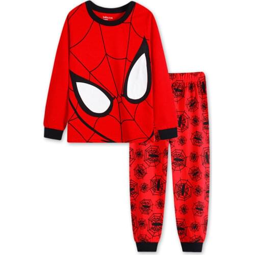 2pcs/set New Kids Pajamas Sets Baby Girls Boys Clothes Pijamas Cartoon Long Sleeve Tshirt+Pants Set Home Costume