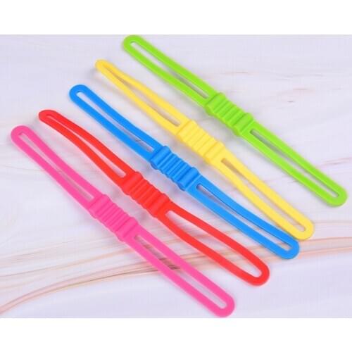 5pcs/lot Flashlight Bandages Portable Fixing Goods Elastic Tie Rope Cycling Bicycle Bike Elastic Silicone Strap Light Holder