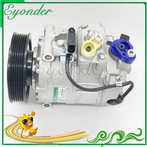 AC A/C Air Conditioning Compressor Cooling Pump for Audi A4 B6 B7 2.8 3.2 8E0260805BG 4E0260805AR 4E0260805AA 4E0260805AL