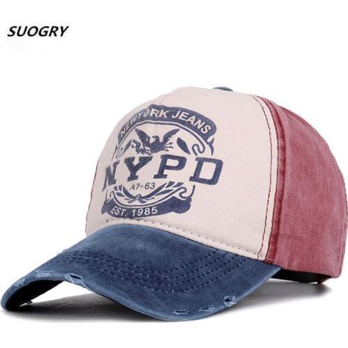SUOGRY Wholesale Brand Letter Baseball Cap Women Men Unisex Retro Hat Casual Hip Hop Cap Printing Gorras Snapback Hats For Girl