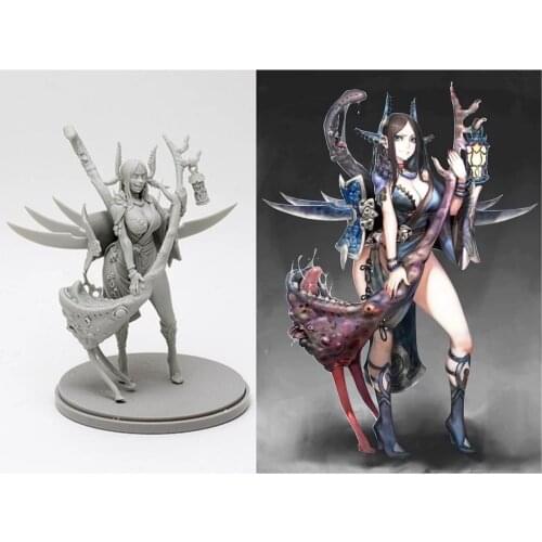 50mm Resin Model Figure GK，Unassembled and unpainted kit