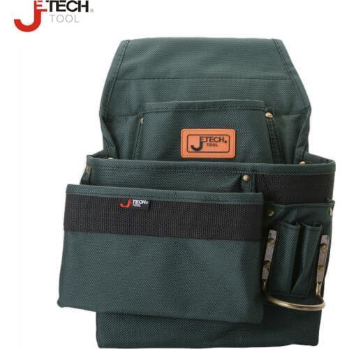 Jetech durable water proofing medium size waist tool bag pouch belt pouch bag screwdriver wrench carry holder BA-M1