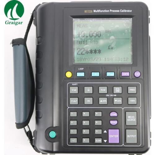 MS7226 Multifunction RTD&Thermocouple Process Calibrator DC Current& DC Voltage Measurement Power Voltage: 24V
