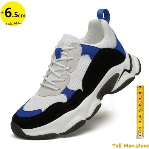 Men Height Shoes Tall Shoes Men Sneakers Elevator Shoes Height Increase Shoes Insoles 6CM Man Shoes