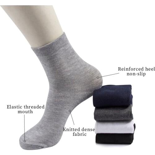 Mens Cotton Socks New Moisture Wicking Running Socks Soft and Breathable Summer and Winter Mens Casual Basketball Sports Socks